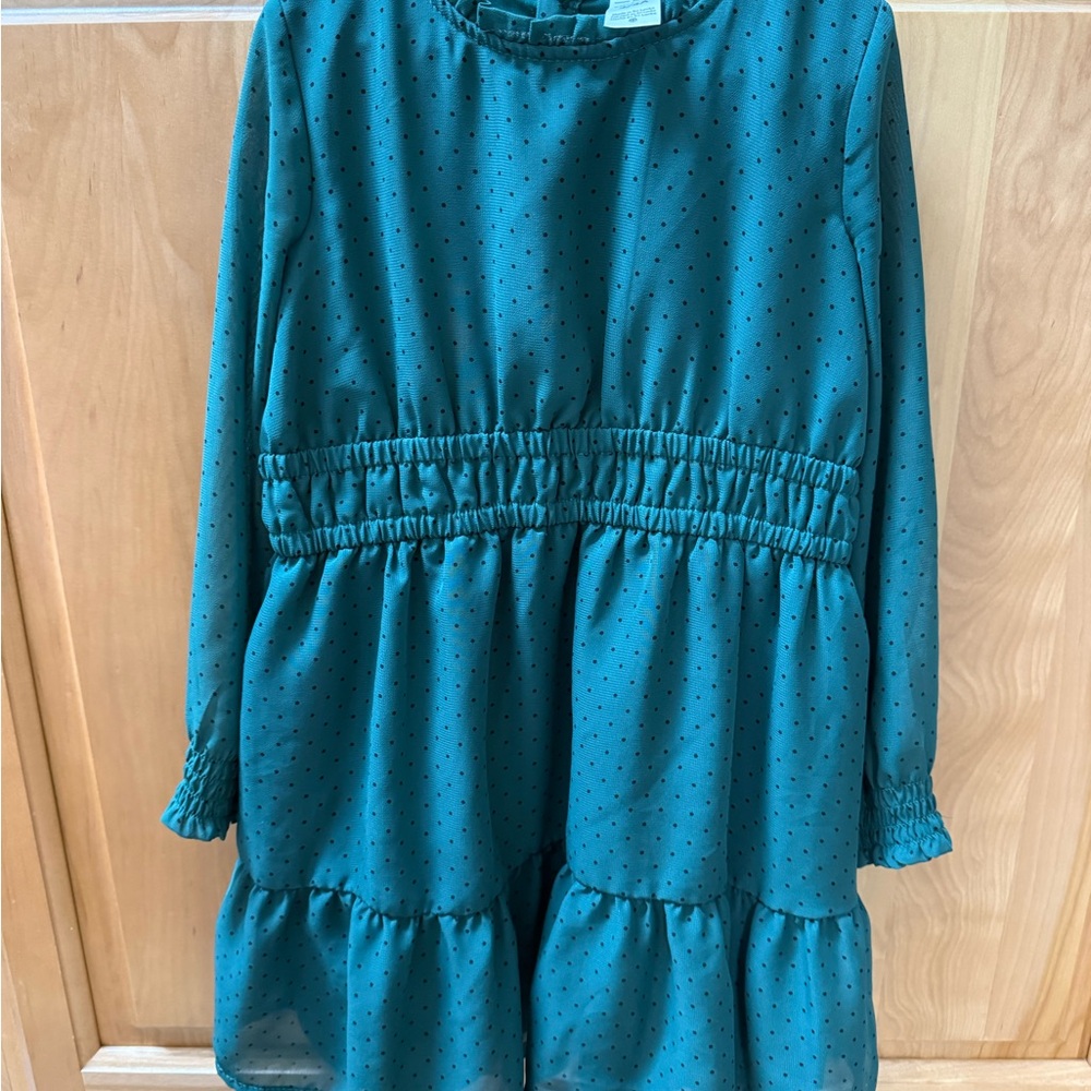 Carter's green Casual Sundress with Bishop Sleeves